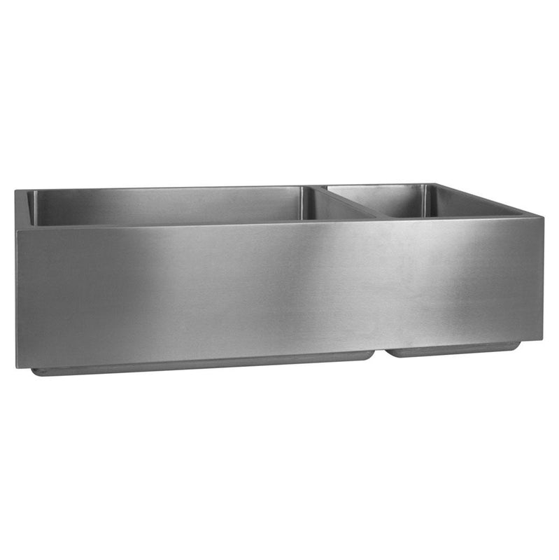 Barclay FSSDB2520-SS Deverell 36 70/30 Double Bowl Farmer Sink - Stainless Steel