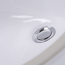 Load image into Gallery viewer, Nantucket Sinks GB-17x17-W 17&quot; x 14&quot; Glazed Bottom Undermount Oval Ceramic Sink In White
