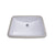 Nantucket Sinks GB-18x12-W 18" x 12" Glazed Bottom Undermount Rectangle Ceramic Sink In White
