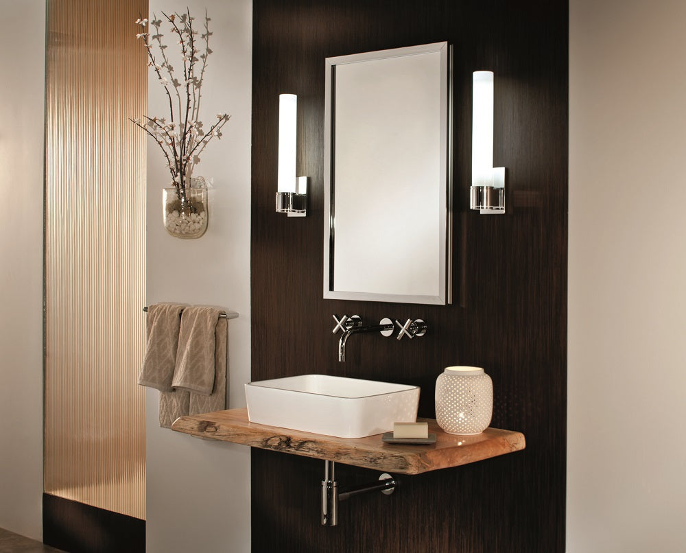 GlassCrafters 24W x 36H x 4D Lexington Framed Mirrored Medicine Cabinet, Beveled, Left Electric, Oil Rubbed Bronze