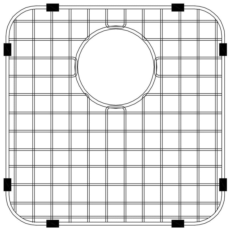 Hamat SWG-1515F 14 1/8 x 14 1/8 Wire Grate/Bottom Grid