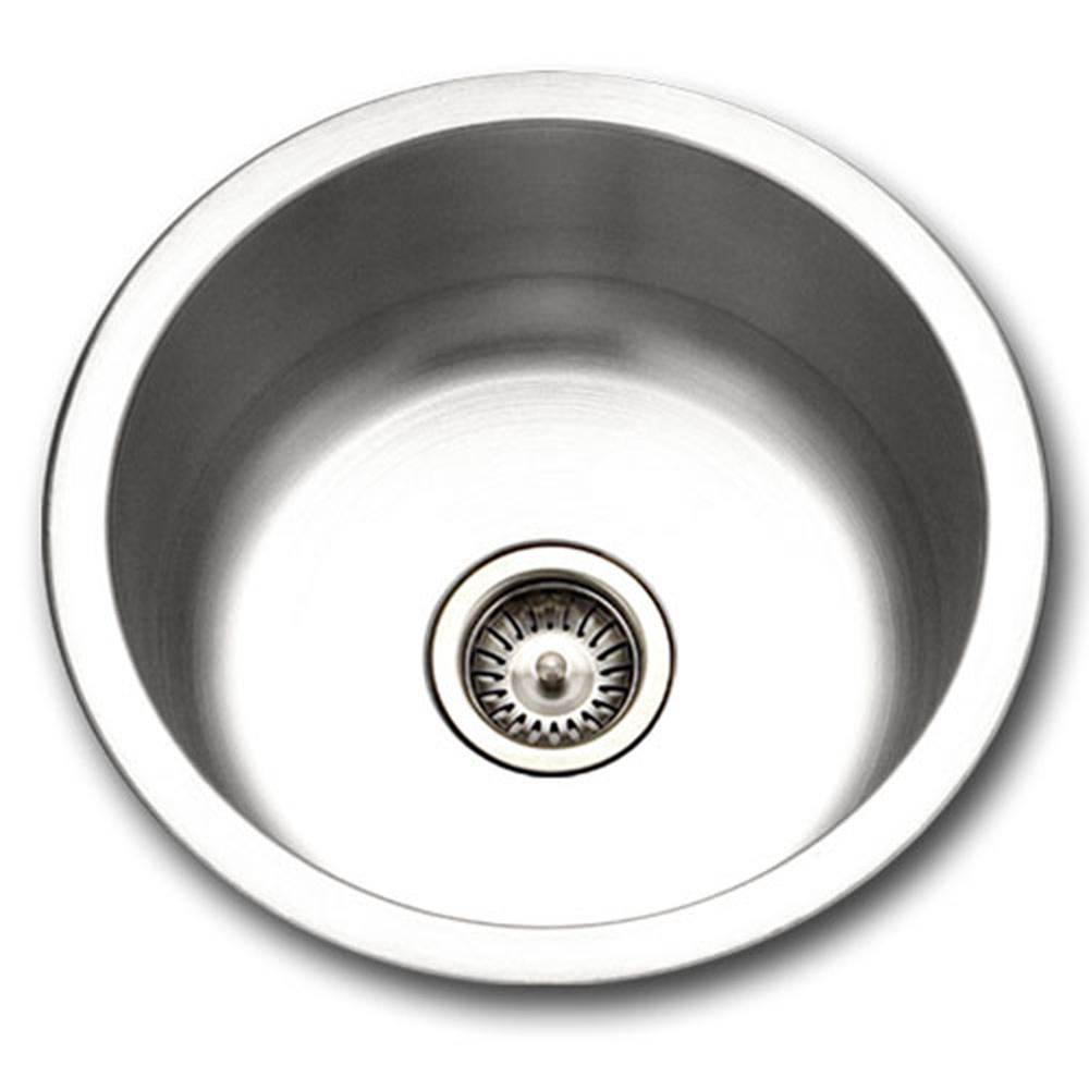 Hamat HOT-18RT-1 Topmount Stainless Steel Round Bar/Prep Sink