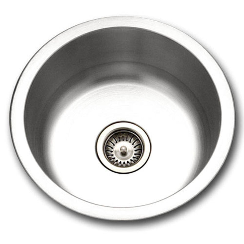 Hamat HOT-18RT-1 Topmount Stainless Steel Round Bar/Prep Sink