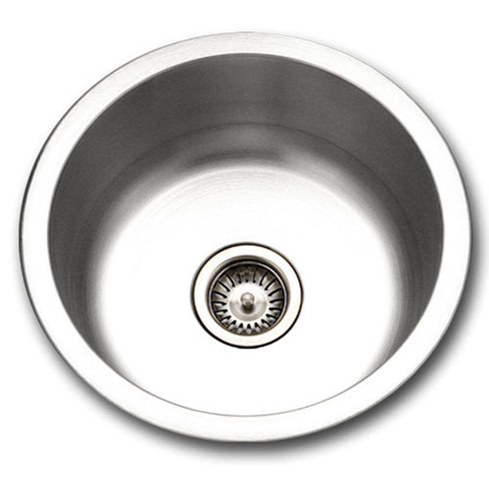 Hamat HOT-18RT-20 Topmount Stainless Steel Round Bar/Prep Sink