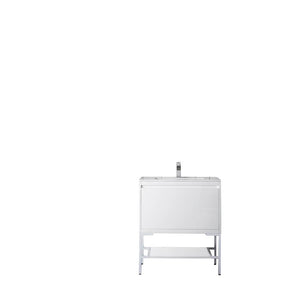 James Martin 801-V31.5-GW Milan 31.5" Single Vanity Cabinet