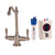 BTI HTF-HC2100 Traditional Hook Spout Hot/Cold Filtration Faucet w/ Digital Hot Water Tank & Filtration System