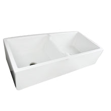 Load image into Gallery viewer, Nantucket Sinks Hyannis-39-DBL Farmhouse Apron Fireclay Sink