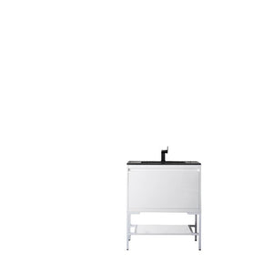 James Martin 801-V31.5GW Milan 31.5" Single Vanity Cabinet