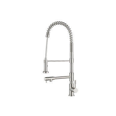 Isenberg K.2030 Professio - F - Professional Polished Steel Kitchen Faucet With Pull Out & Pot Filler