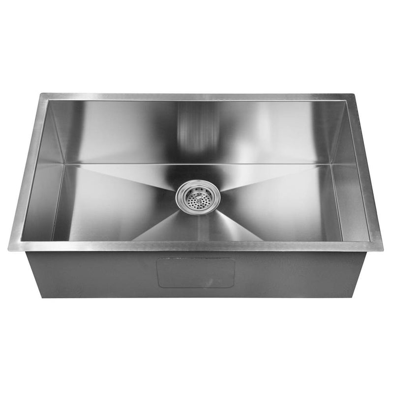 Barclay KSSSB2152-SS Ellison 32 SS Single Bowl Undermount Kitchen Sink - Stainless Steel