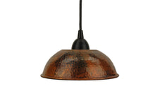 Load image into Gallery viewer, Premier Hand Hammered Copper 8.5&quot; Dome Pendant Light  L200DB