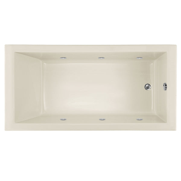 Hydro Systems LAC6032ACOS Lacey 60 X 32 Acrylic Airbath & Whirlpool Combo Tub System Shallow Depth