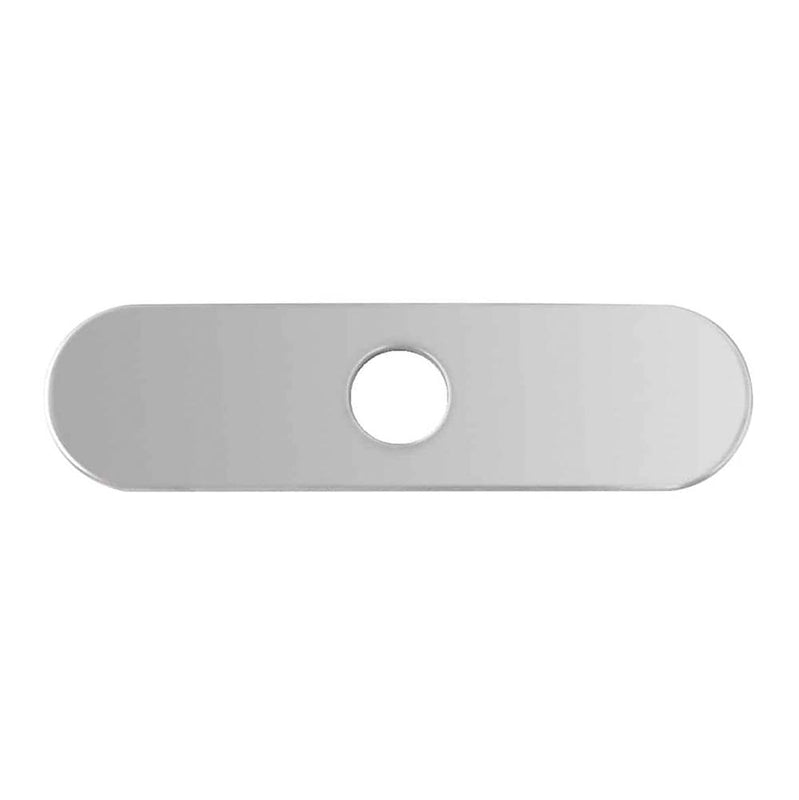 Lenova CP-02SS Solid 304 Stainless Steel Single Hole Faucet Cover Plate - Satin Stainless Steel