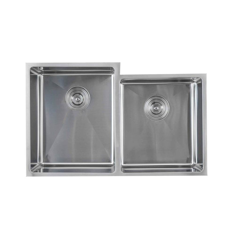 Lenova SS-12Ri D2L Undermount Double Bowl 31 x 19-1/2 x 10 - Brushed Satin