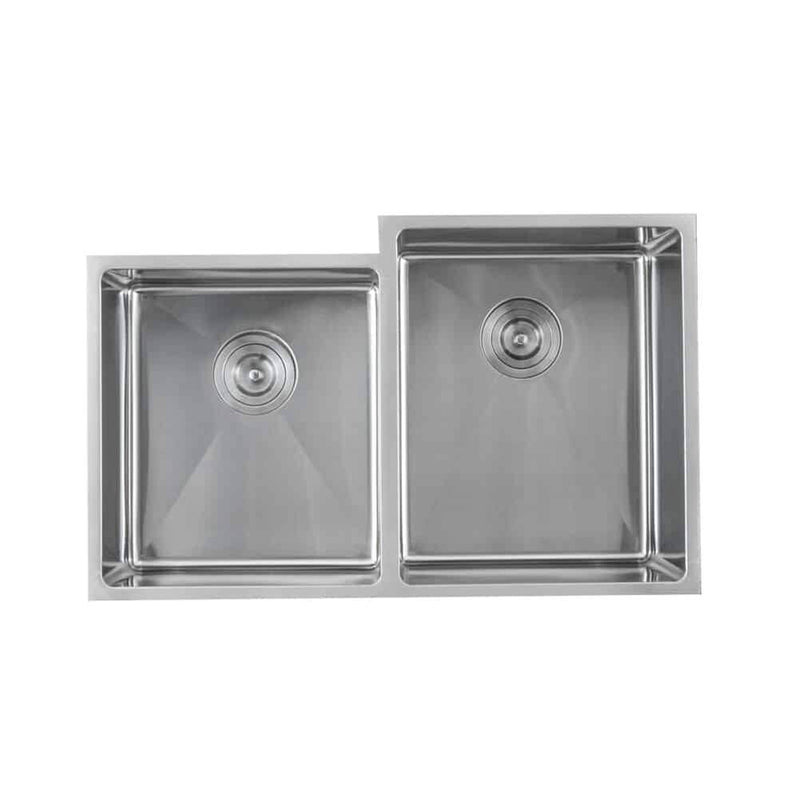 Lenova SS-12Ri D2R Undermount Double Bowl 31 x 19-1/2 x 10 - Brushed Satin