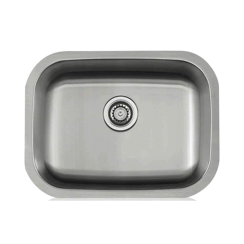 Lenova SS-ADA-S23 Undermount Single Bowl 23 x 18 x 5-1/2 - Brushed Satin