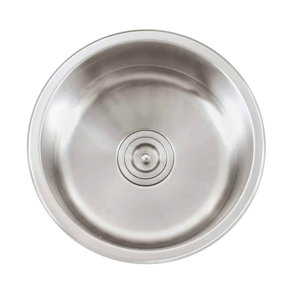 Lenova SS-SPL-S5 Undermount Single Bowl Dia: 18 - Brushed Satin
