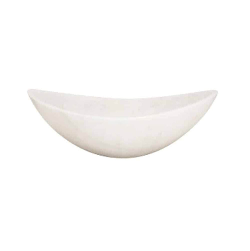 Lenova SV-20 White Marble Above Counter Single Bowl 18-1/2 x 15 x 6 - White Marble