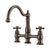 Barclay LFB502-MC Cobar Bridge Bathroom Faucet no Hose Cross Handles