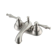 Load image into Gallery viewer, Barclay LFC204-ML Donata 4&quot; Centerset Lavatory Faucet no Hose Metal Lever Handles