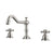Barclay LFW102-BC Roma 8" Centerset Lavatory Faucet With Hose Button Cross Handles