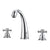 Barclay LFW106-BC Maddox 8" Centerset Lavatory Faucet With Hose Button Cross Handles