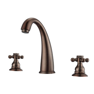 Barclay LFW106-BC Maddox 8" Centerset Lavatory Faucet With Hose Button Cross Handles