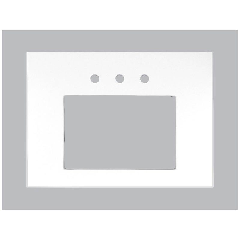 Linkasink VT30W-03 30 Vanity Top, White, 18 X 12 Sink Cutout With 3 Faucet Holes, Includes 4 Blacksplash, 30 X 22 X 1.5 - White