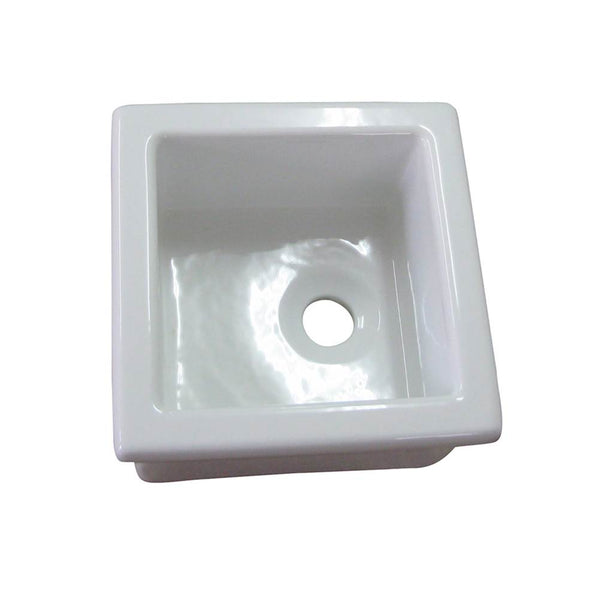 Barclay LS330 Utility Sink 13 x 13 Fire Clay  - White