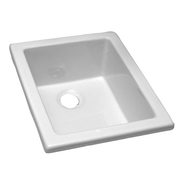 Barclay LS460 Utility Sink 18 1/8 x 143/8 Fire Clay  - White