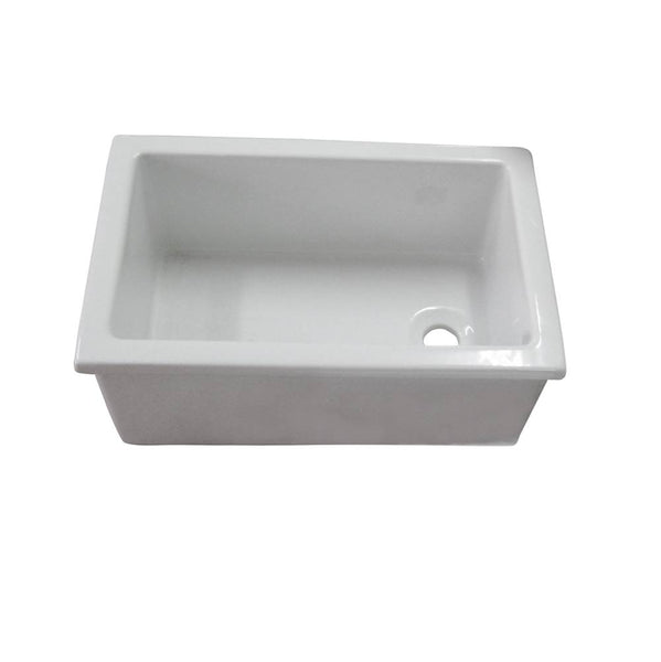 Barclay LS585 Utility Sink 23 x 15 Fire Clay  - White