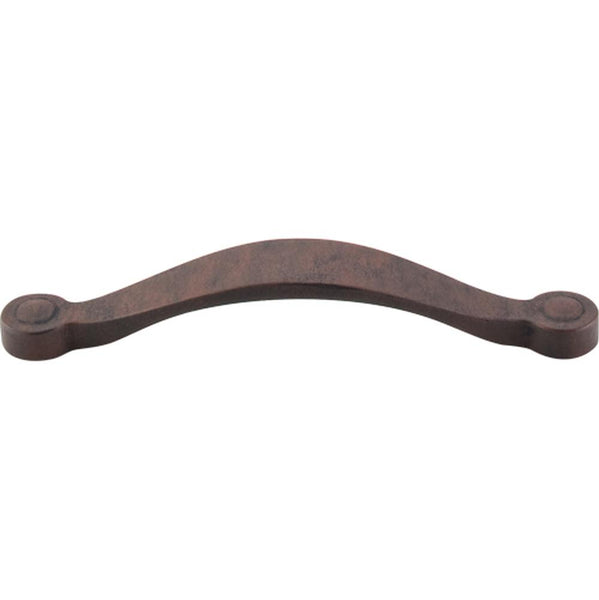 Top Knobs M1219 Saddle Pull 5 1/16" - Patina Rouge