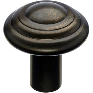 Top Knobs M1472 Aspen Button Knob 1 1/4" - Medium Bronze