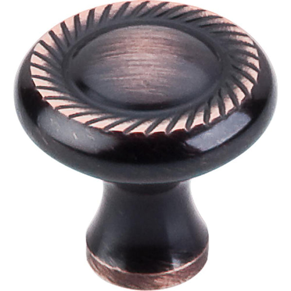 Top Knobs M1586 Swirl Cut Knob 1 1/4" - Tuscan Bronze
