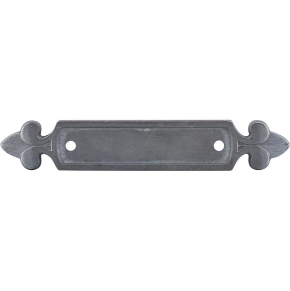 Top Knobs M197 Dover Backplate 2 1/2" - Pewter Light