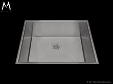 Load image into Gallery viewer, Mila MARFS-654SB Arc Single Bowl Flush Mount Sink