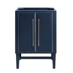 Avanity MASON-V24-NBS Mason 24 in. Vanity Only in Navy Blue with Silver Trim