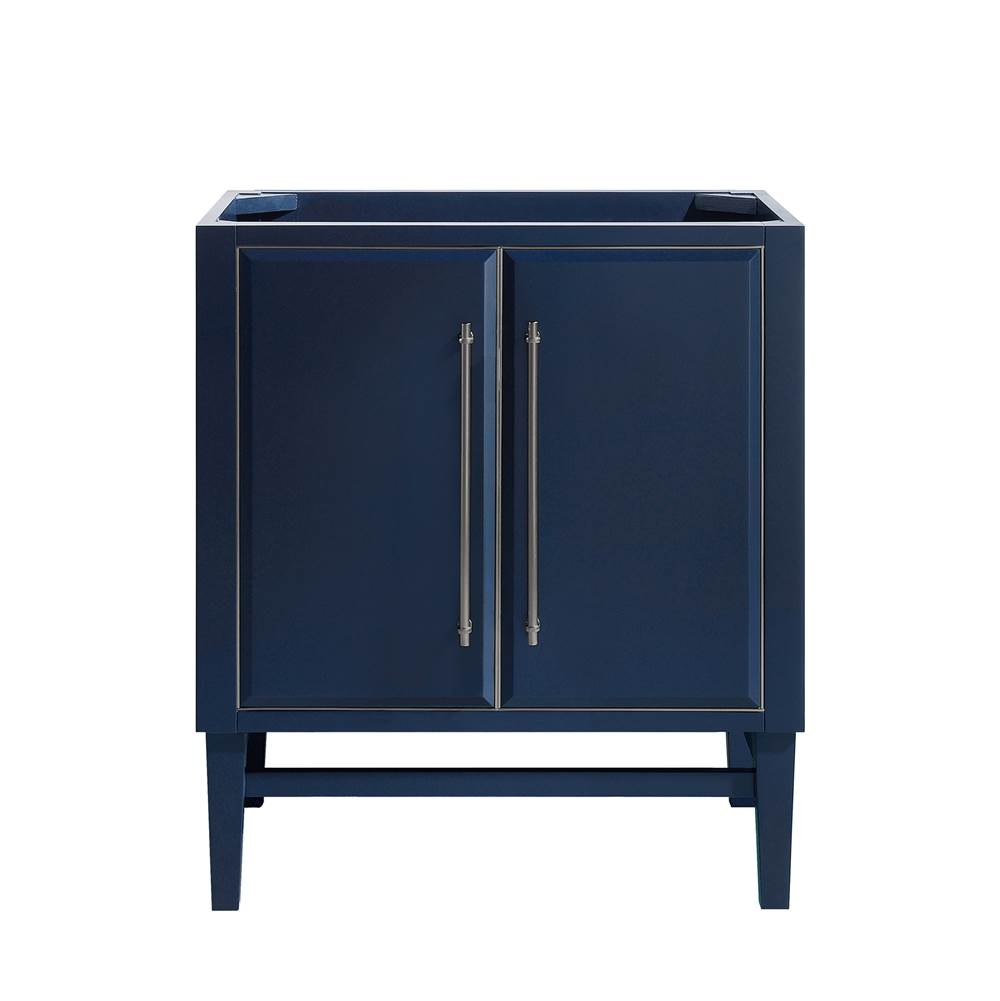 Avanity MASON-V30-NBS Mason 30 in. Vanity Only in Navy Blue with Silver Trim