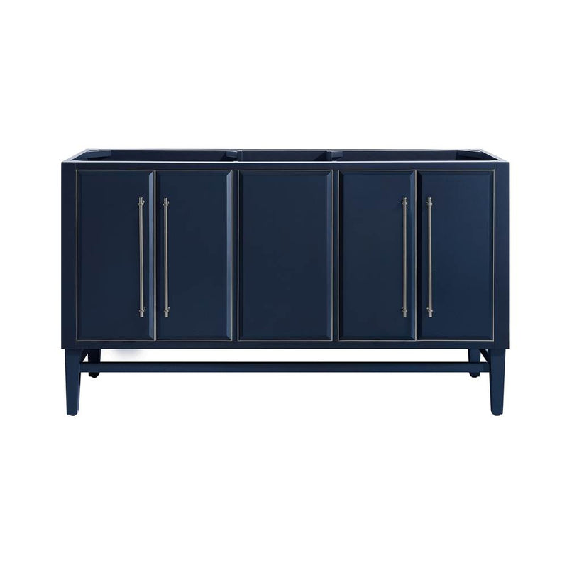 Avanity MASON-V60-NBS Mason 60 in. Vanity Only in Navy Blue with Silver Trim