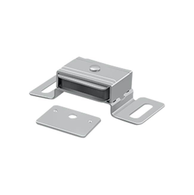 Deltana MC325 Magnetic Catch 2-1/16 x 1-1/8 x 5/8 - Brushed Chrome