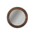 Premier Copper Products MFR3434-RI 34" Round Hammered Copper Mirror with Hand Forged Rivets