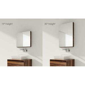 Wet Style M18MER-REC Furniture M - Recessed Mirrored Cabinet 18 X 19-1/8 Height - Right Hinges