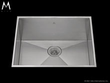 Load image into Gallery viewer, Mila MPOFS-653SB Profile Single Bowl Flush Mount Sink