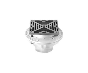 Mountain Plumbing MT508A 6" Square Complete Shower Drain ABS