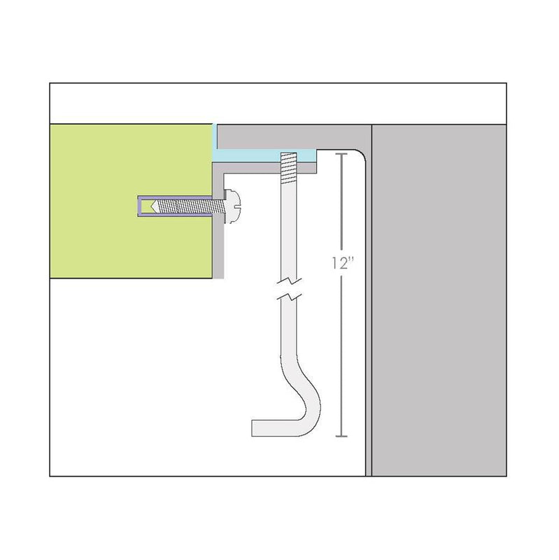 Mila MTK-112AL Flush Mount Installation Kit