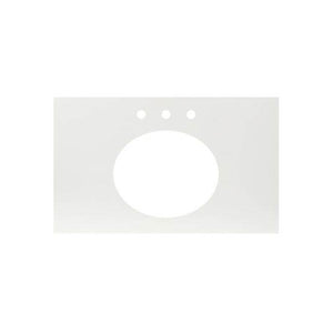 Native Trails NSV36-PT 36" Native Stone Vanity Top in Pearl- Trough with Single or No Faucet Hole