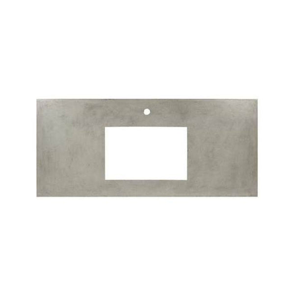 Native Trails NSV36-PR1 36" Native Stone Vanity Top in Pearl- Rectangle with Single Hole Cutout