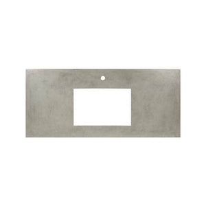 Native Trails NSV48-AR1 48" Native Stone Vanity Top in Ash- Rectangle with Single Hole Cutout
