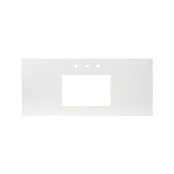 Native Trails NSV48-PR 48" Native Stone Vanity Top in Pearl- Rectangle with 8" Widespread Cutout