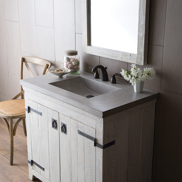 Native Trails NSVNT36-A 36" Palomar Vanity Top with Integral Sink Ash